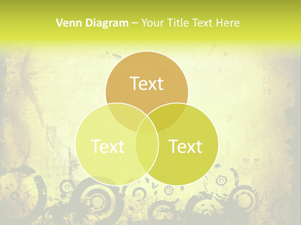 Edges Handled Damaged PowerPoint Template