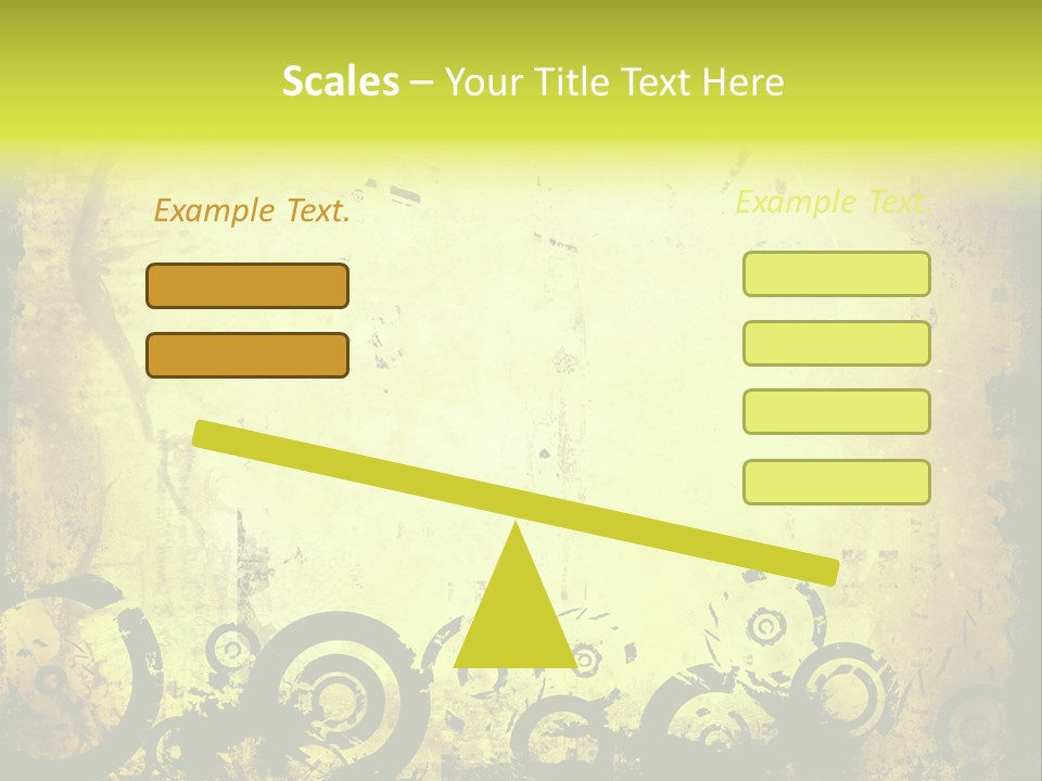 Edges Handled Damaged PowerPoint Template