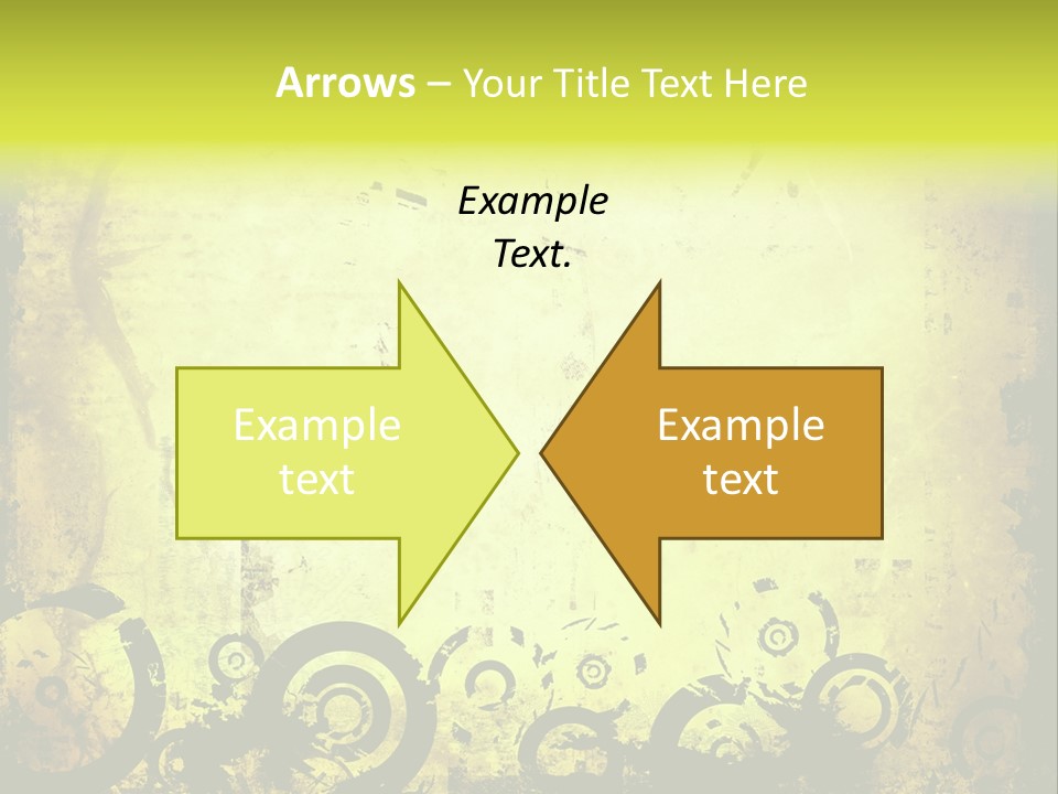 Edges Handled Damaged PowerPoint Template