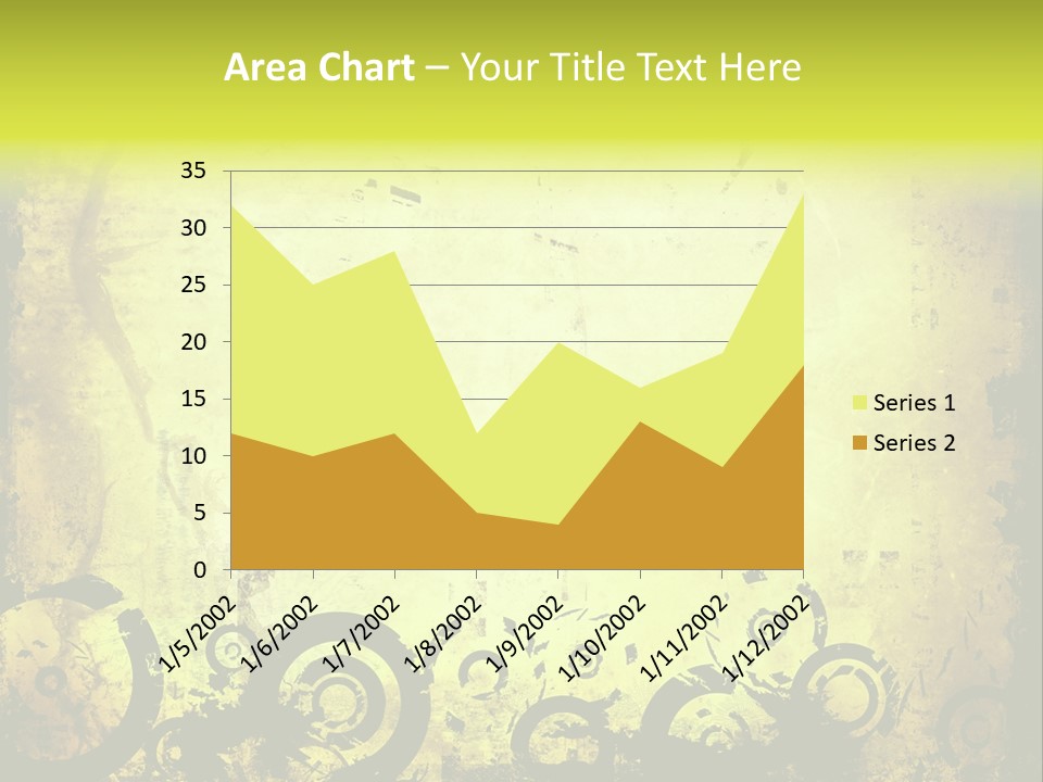 Edges Handled Damaged PowerPoint Template