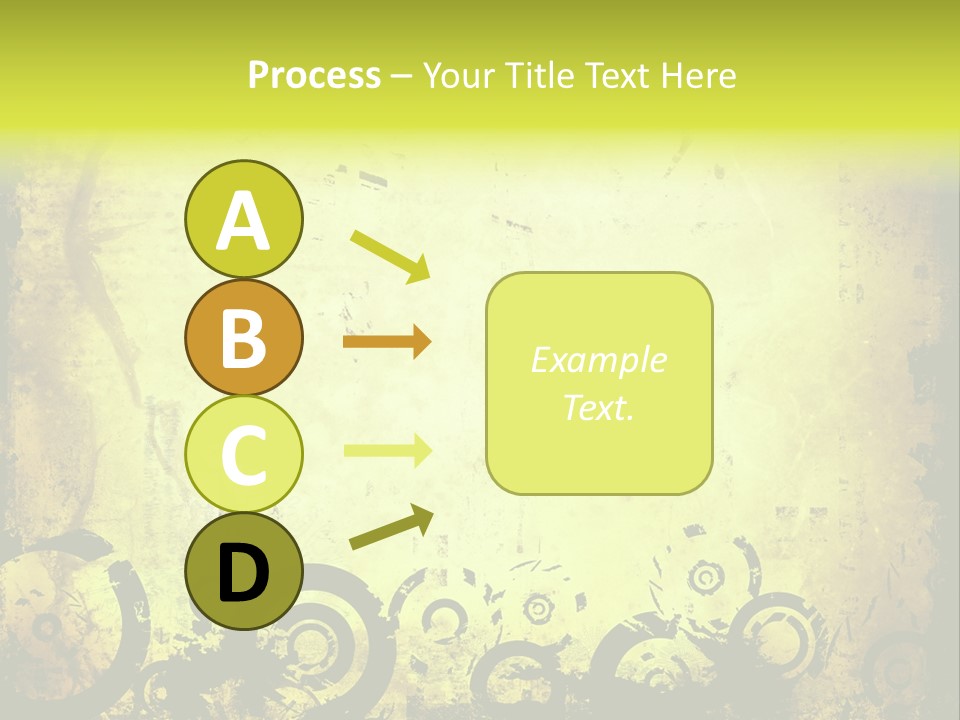 Edges Handled Damaged PowerPoint Template
