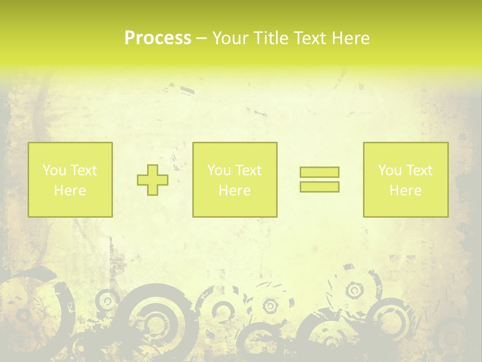Edges Handled Damaged PowerPoint Template