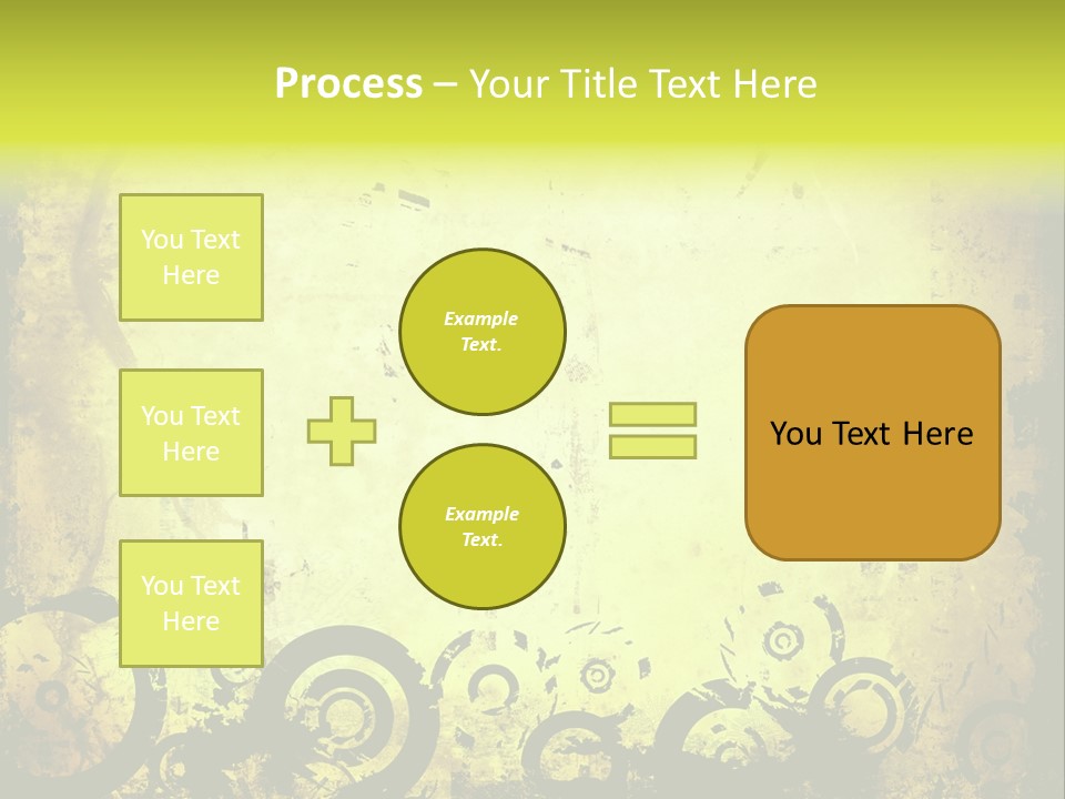 Edges Handled Damaged PowerPoint Template