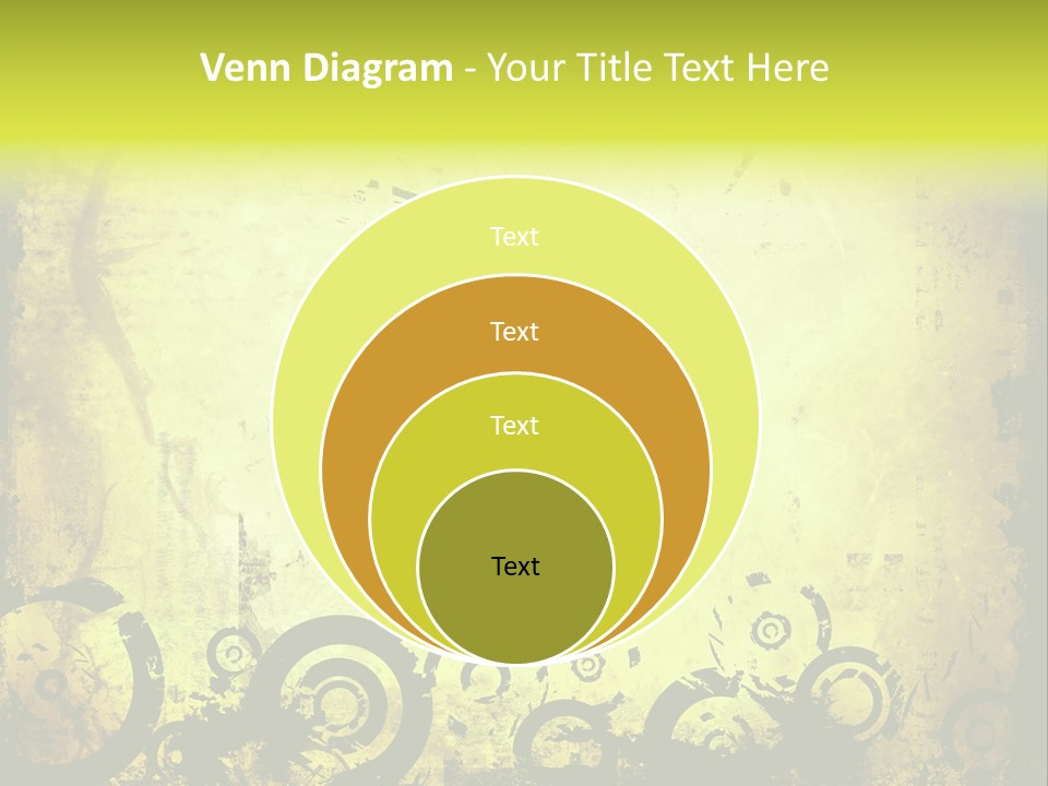 Edges Handled Damaged PowerPoint Template