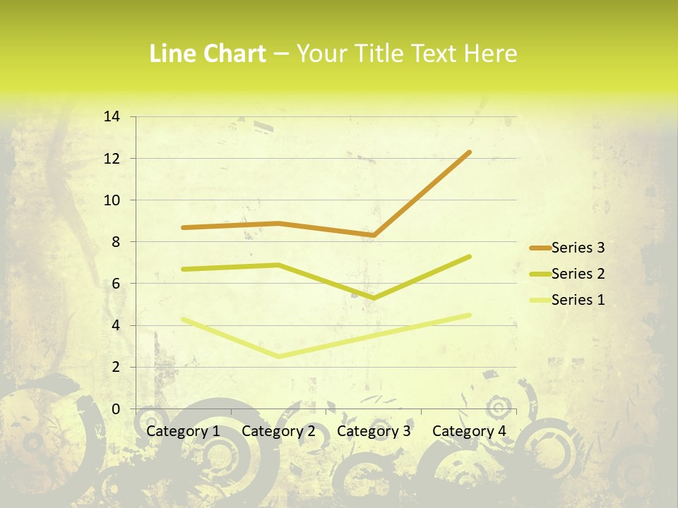 Edges Handled Damaged PowerPoint Template