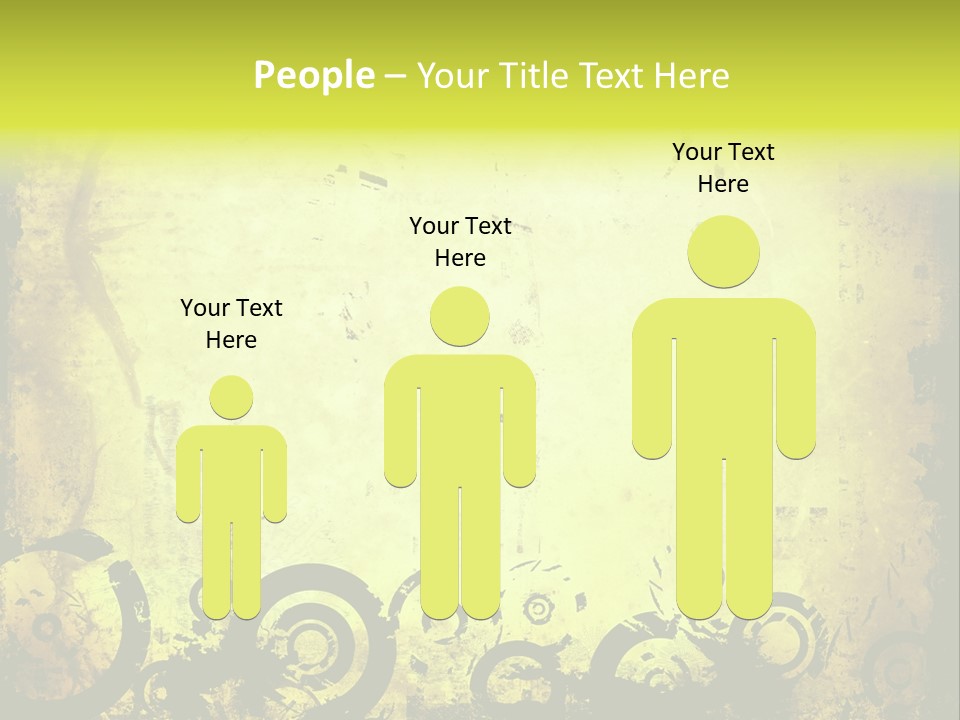 Edges Handled Damaged PowerPoint Template