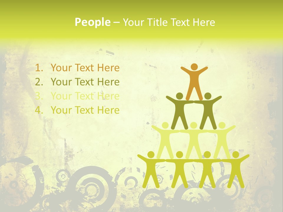 Edges Handled Damaged PowerPoint Template