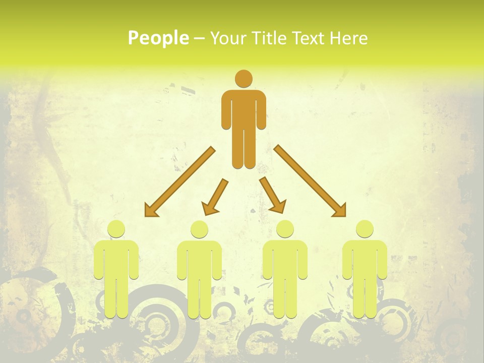 Edges Handled Damaged PowerPoint Template