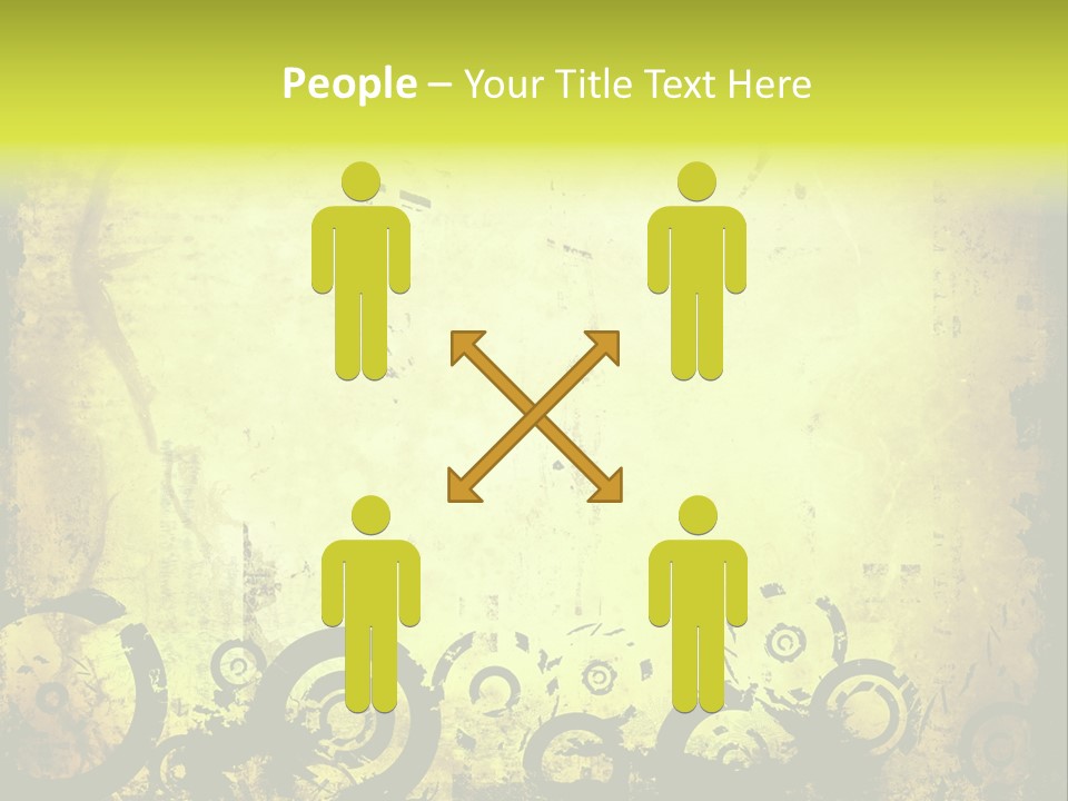 Edges Handled Damaged PowerPoint Template