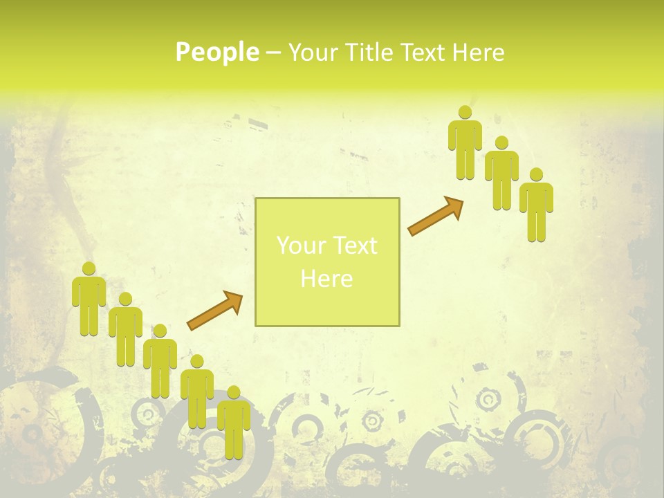 Edges Handled Damaged PowerPoint Template