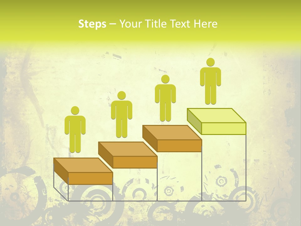 Edges Handled Damaged PowerPoint Template