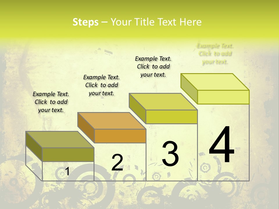 Edges Handled Damaged PowerPoint Template