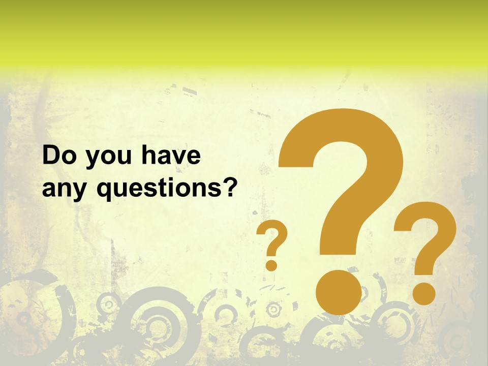 Edges Handled Damaged PowerPoint Template