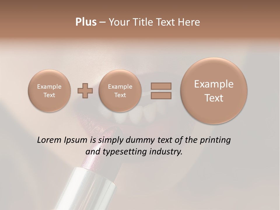 Shine Women Girl PowerPoint Template