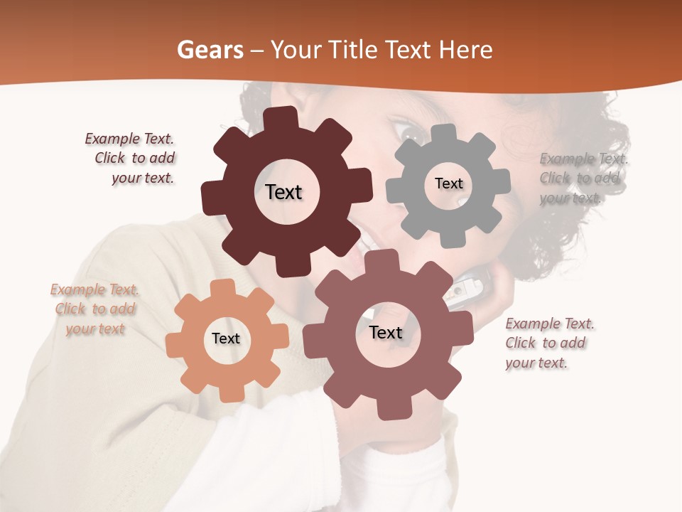 Lying Confident Toddler PowerPoint Template