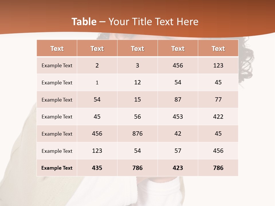 Lying Confident Toddler PowerPoint Template
