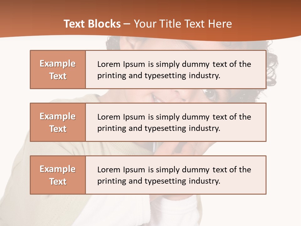Lying Confident Toddler PowerPoint Template