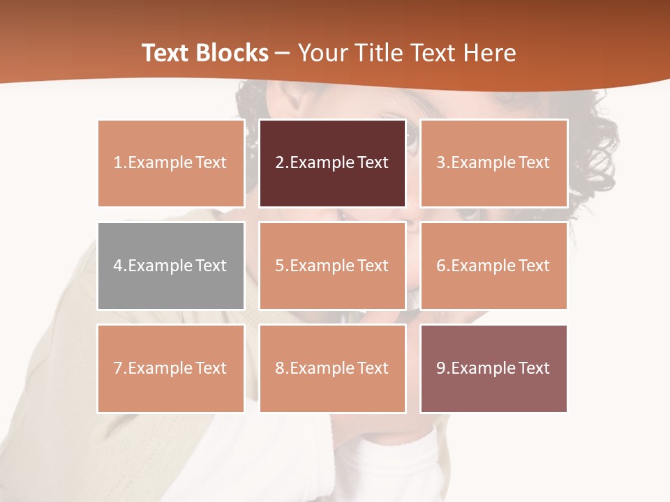 Lying Confident Toddler PowerPoint Template