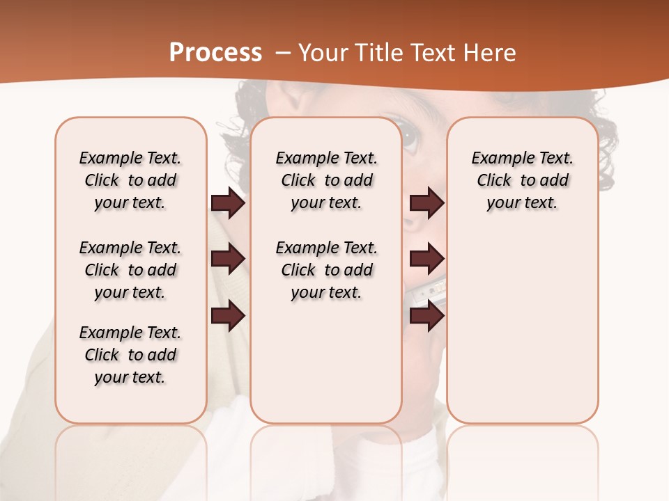Lying Confident Toddler PowerPoint Template