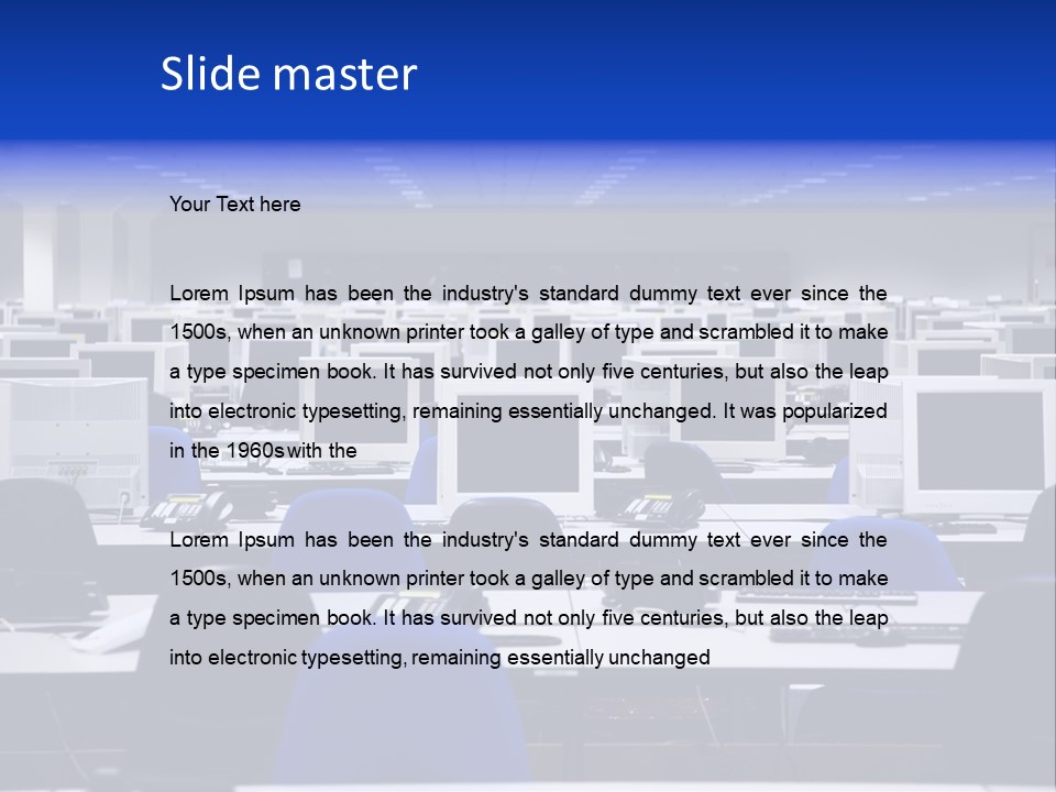 Business E Commerce Communication PowerPoint Template
