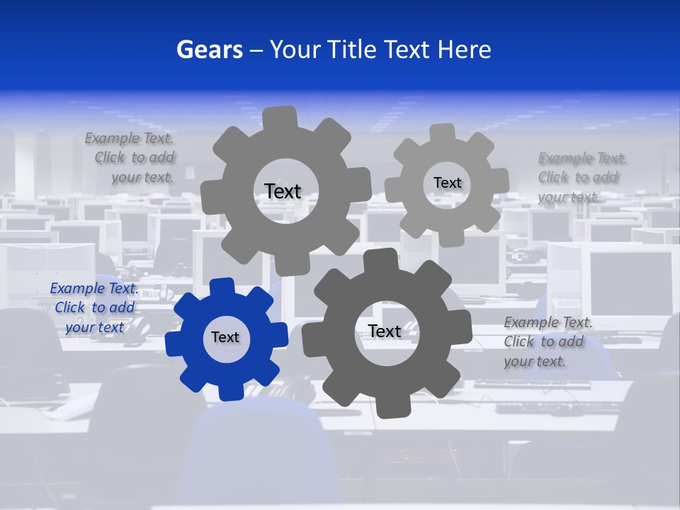 Business E Commerce Communication PowerPoint Template