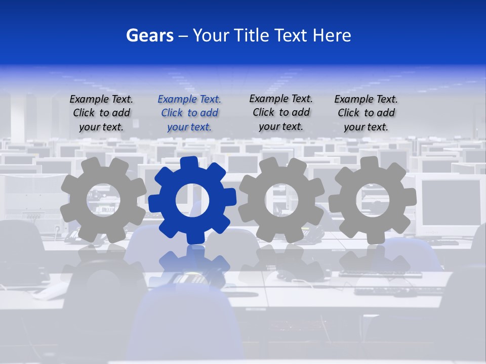 Business E Commerce Communication PowerPoint Template