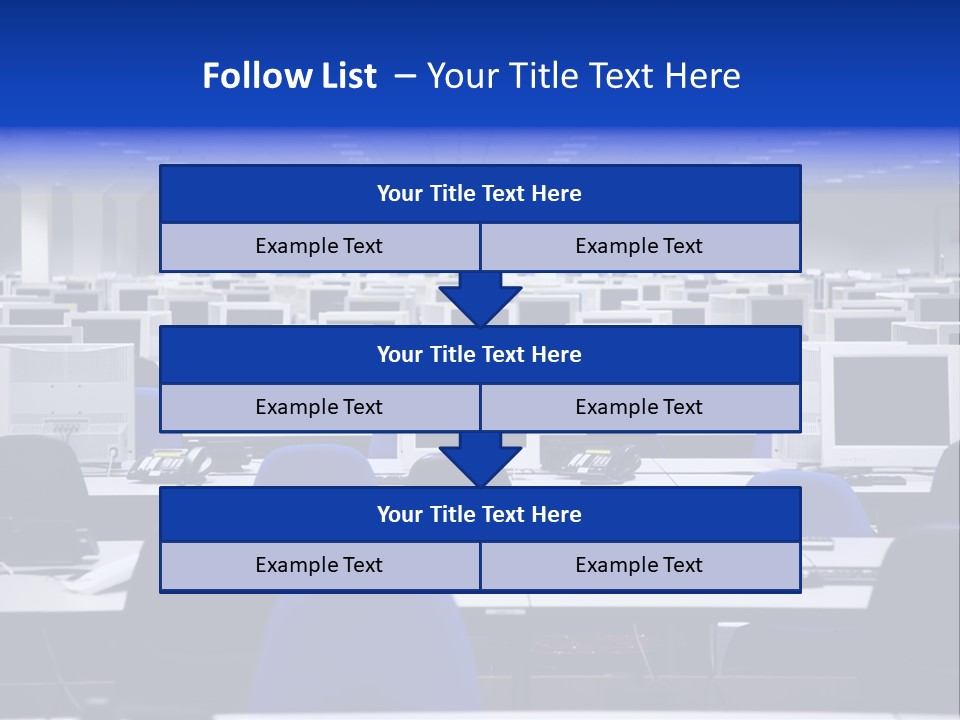 Business E Commerce Communication PowerPoint Template