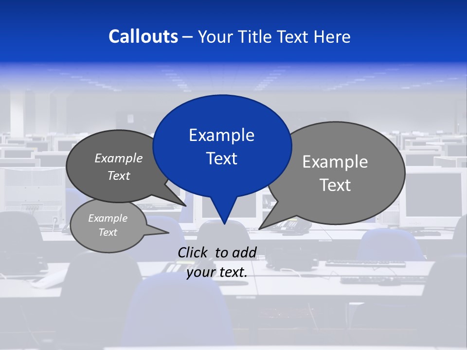 Business E Commerce Communication PowerPoint Template