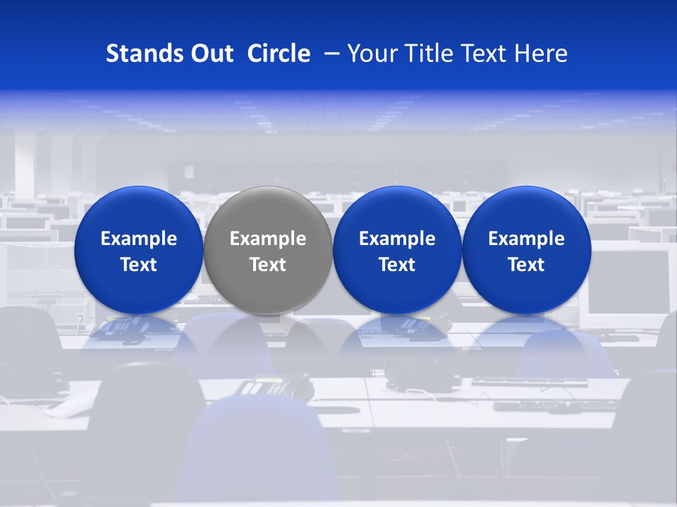 Business E Commerce Communication PowerPoint Template