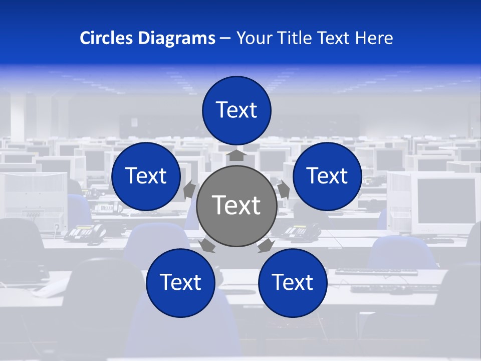 Business E Commerce Communication PowerPoint Template