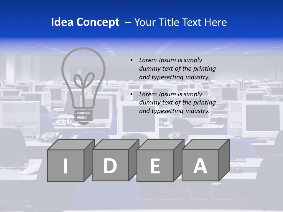 Business E Commerce Communication PowerPoint Template