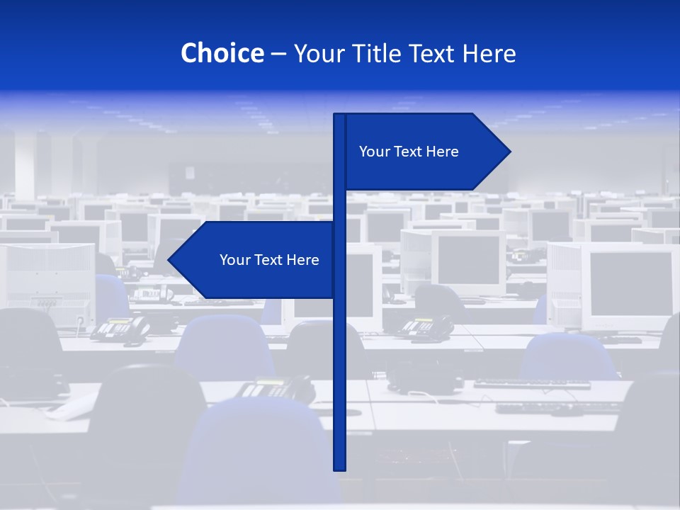 Business E Commerce Communication PowerPoint Template