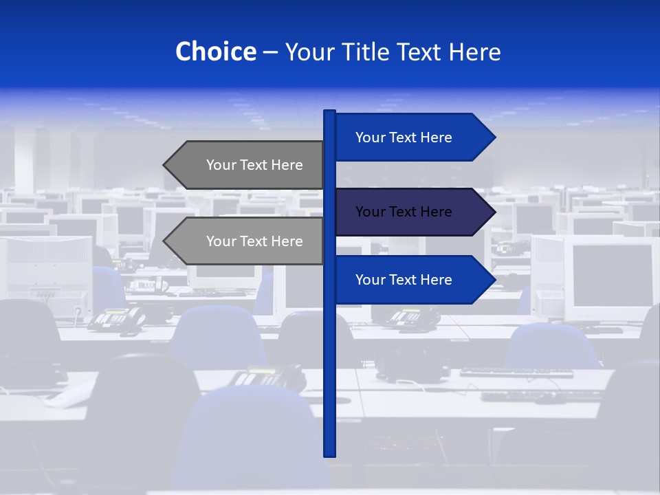 Business E Commerce Communication PowerPoint Template