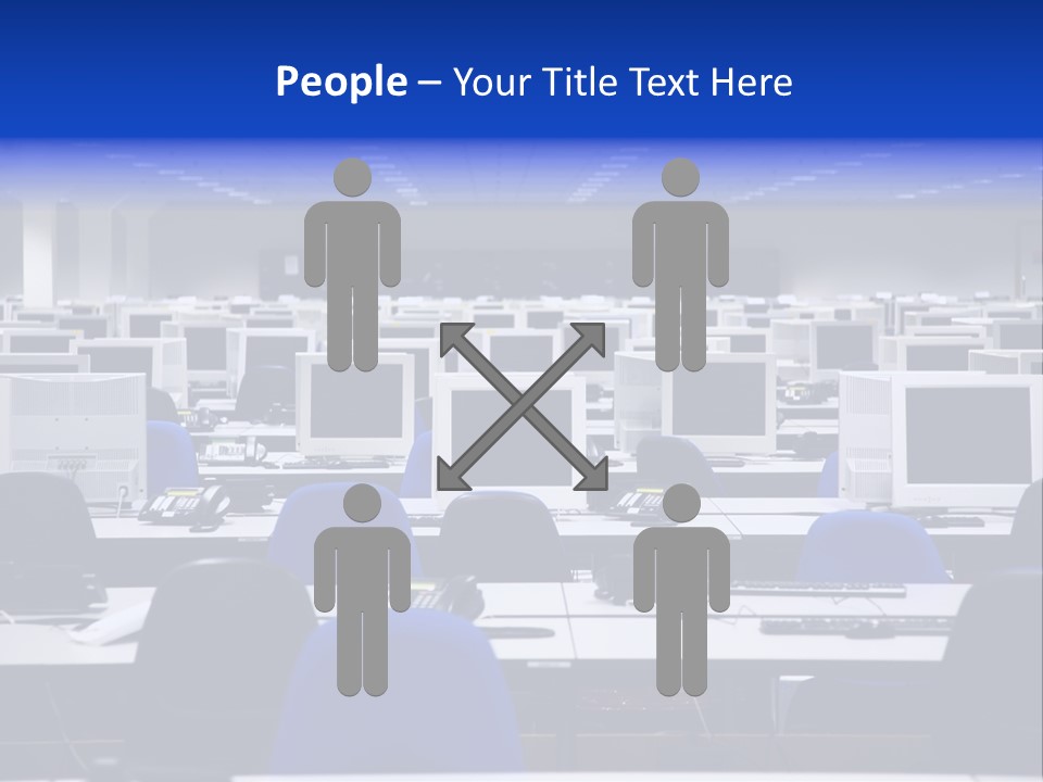 Business E Commerce Communication PowerPoint Template