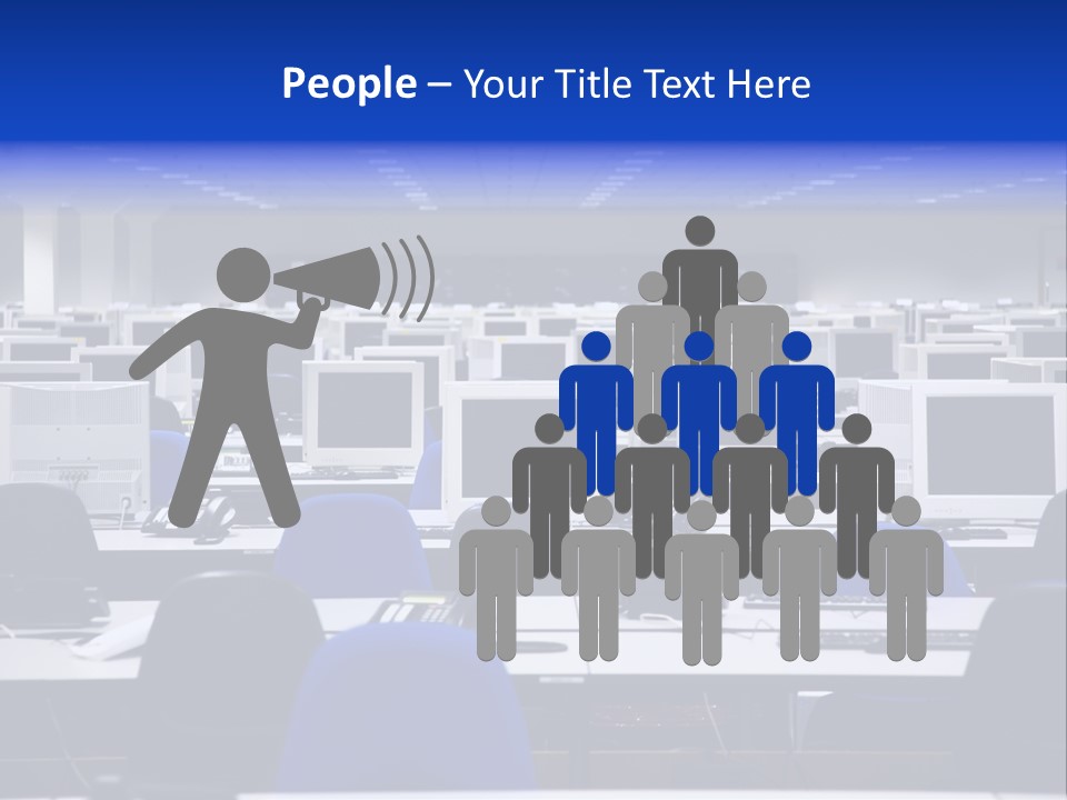 Business E Commerce Communication PowerPoint Template