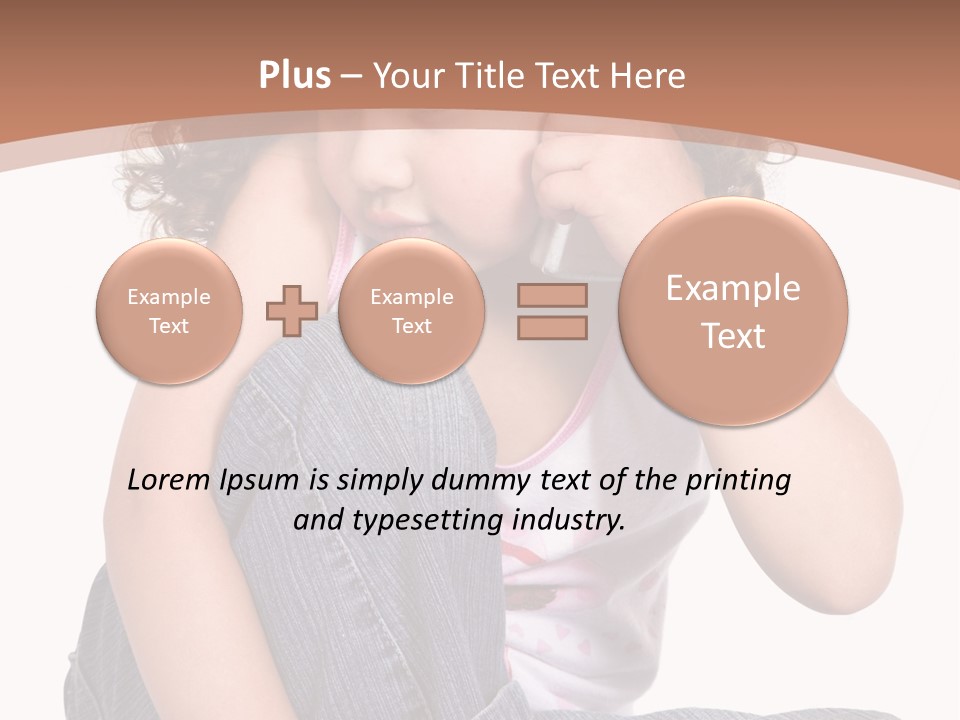 Person Preschooler Chatting PowerPoint Template