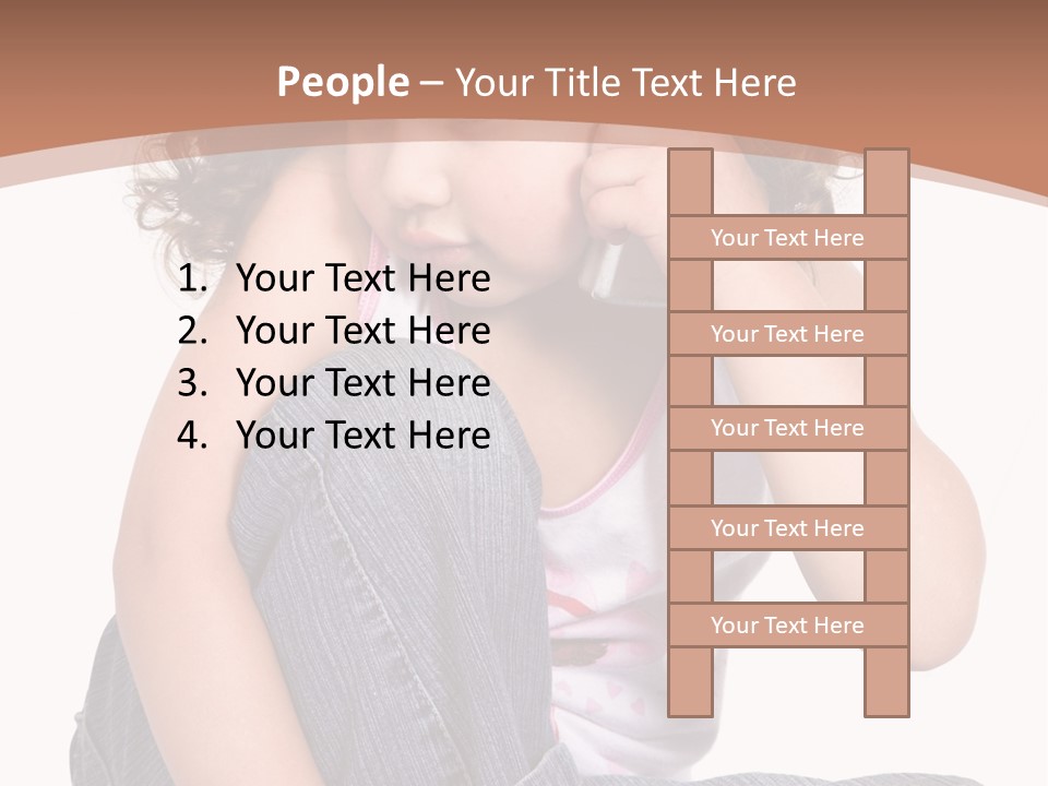 Person Preschooler Chatting PowerPoint Template