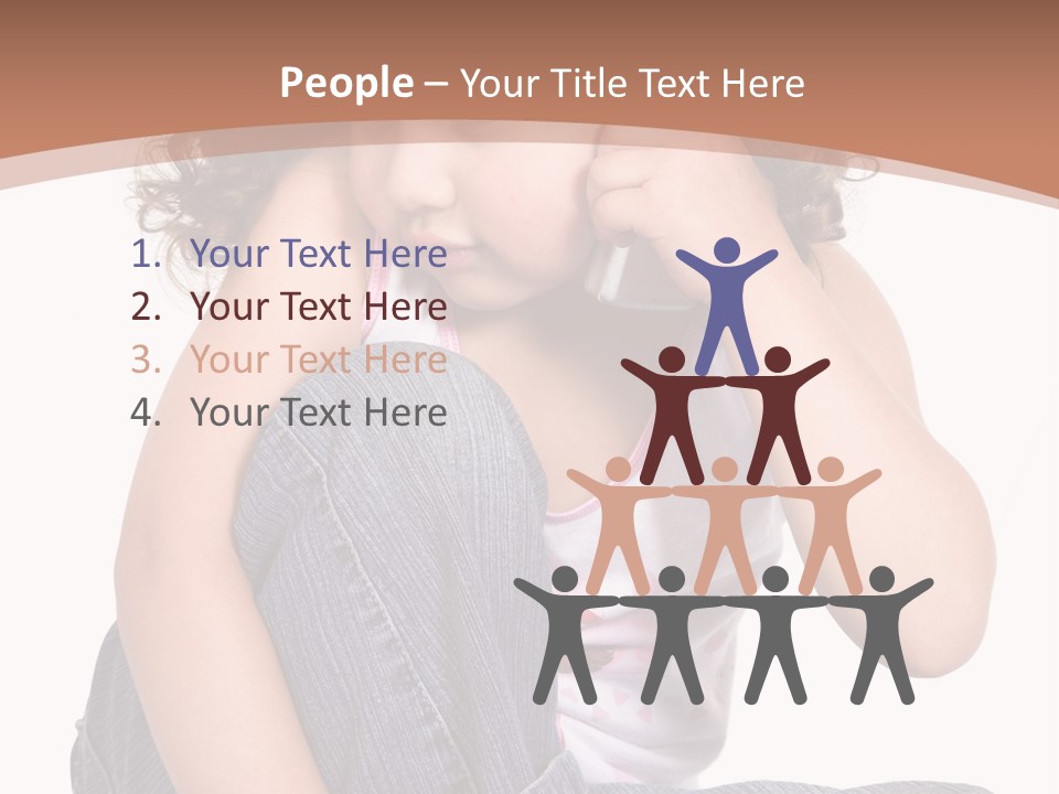 Person Preschooler Chatting PowerPoint Template