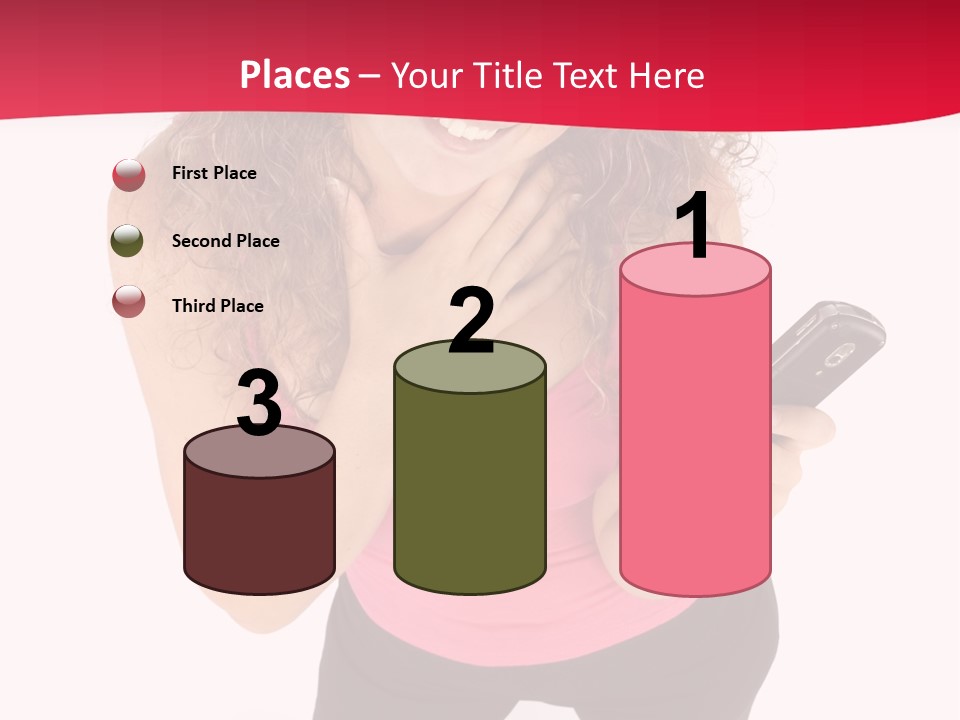 Individual Body Businesswoman PowerPoint Template