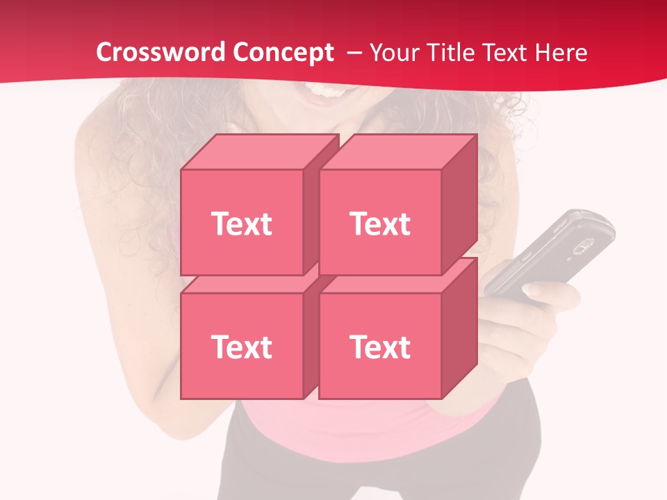 Individual Body Businesswoman PowerPoint Template