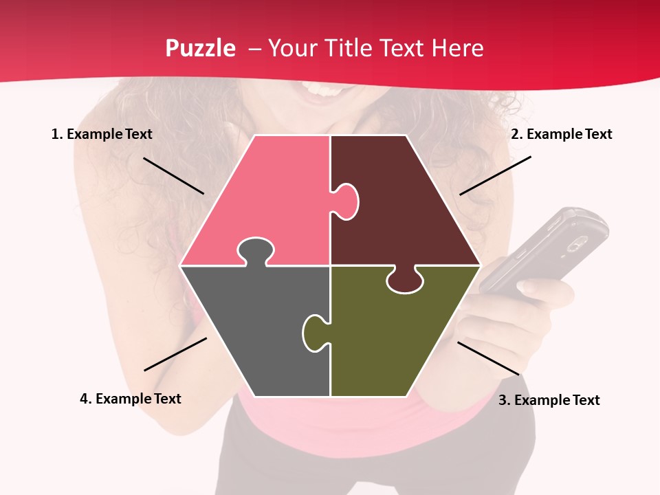 Individual Body Businesswoman PowerPoint Template