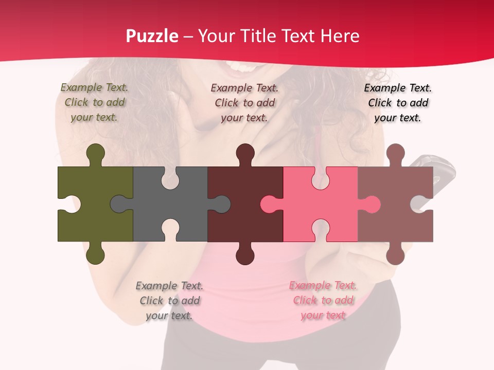 Individual Body Businesswoman PowerPoint Template