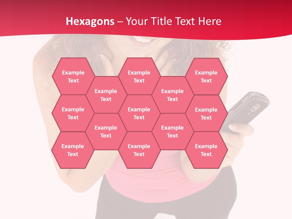 Individual Body Businesswoman PowerPoint Template