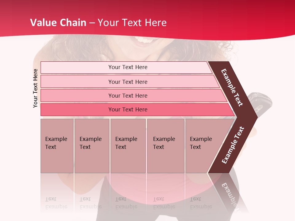 Individual Body Businesswoman PowerPoint Template