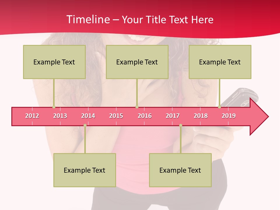 Individual Body Businesswoman PowerPoint Template