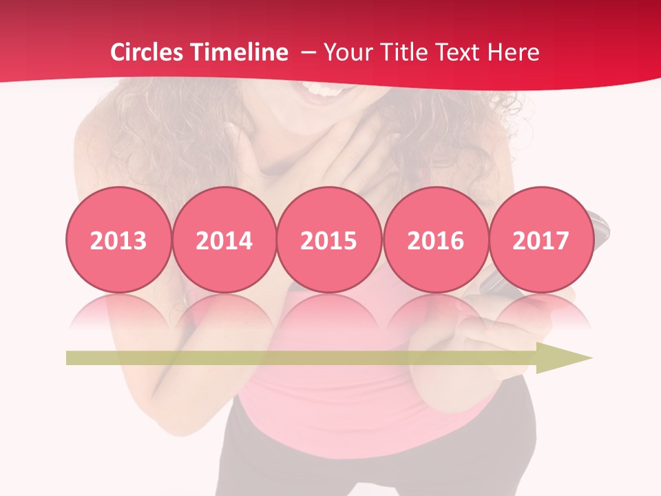 Individual Body Businesswoman PowerPoint Template