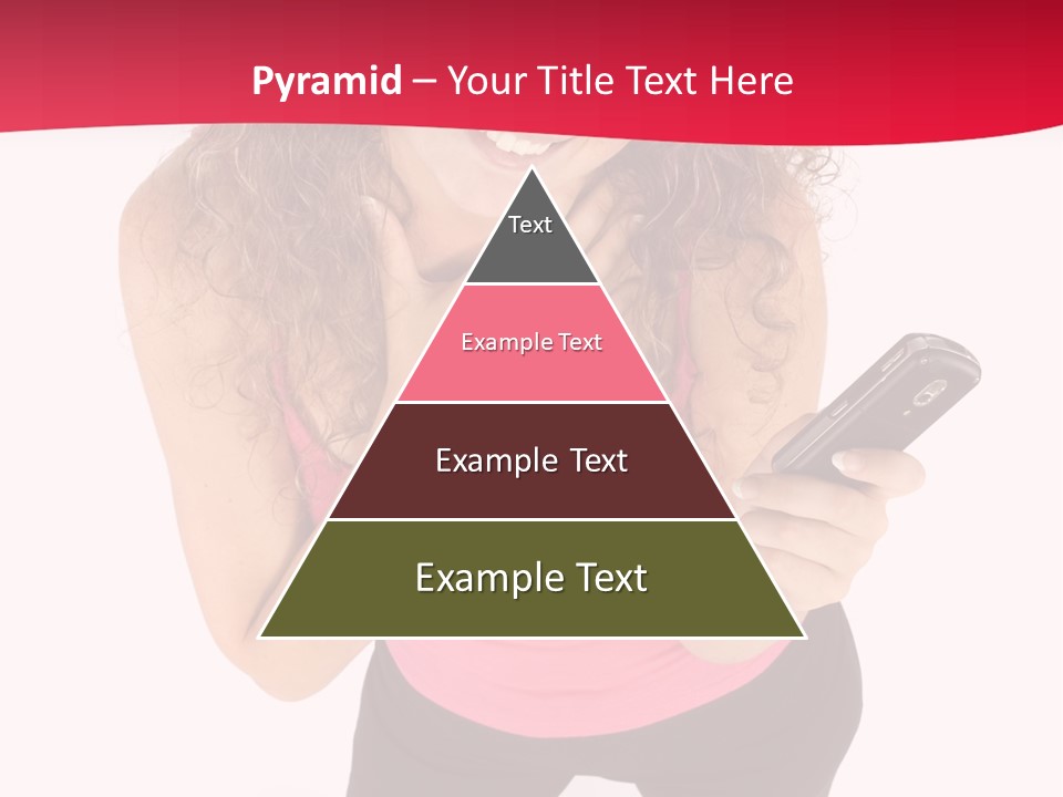 Individual Body Businesswoman PowerPoint Template