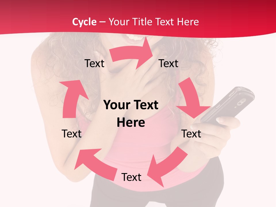 Individual Body Businesswoman PowerPoint Template