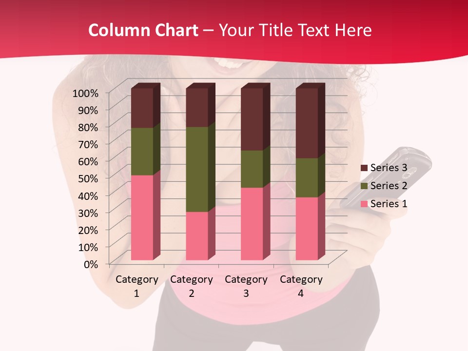 Individual Body Businesswoman PowerPoint Template