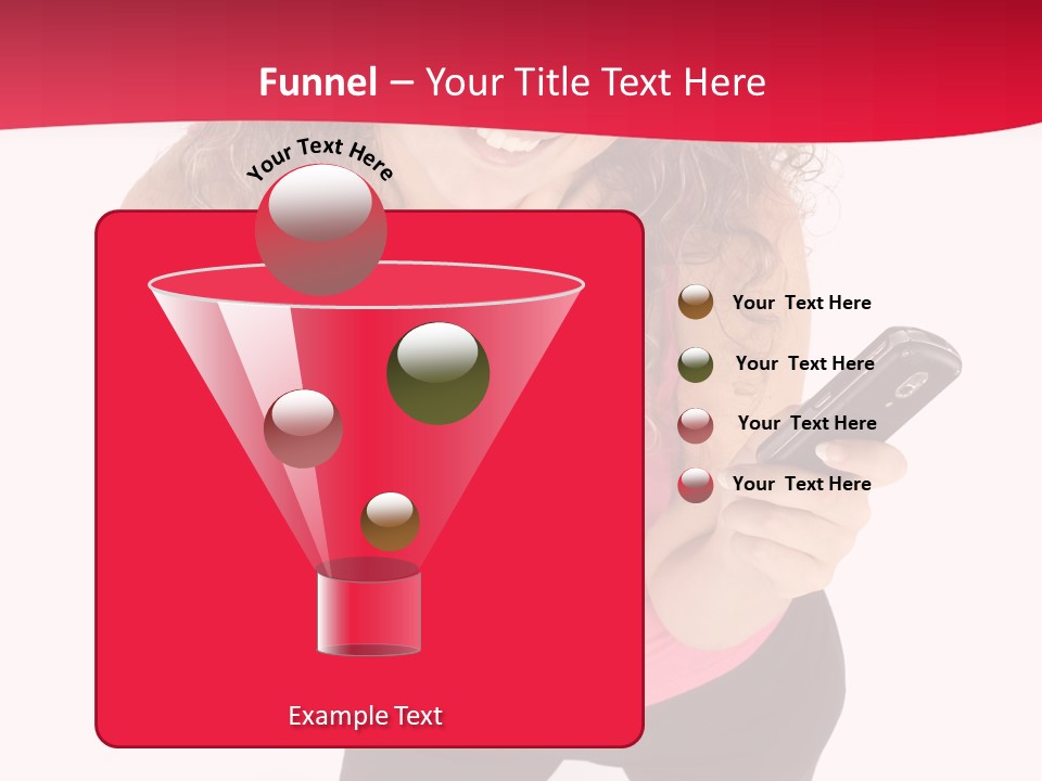 Individual Body Businesswoman PowerPoint Template